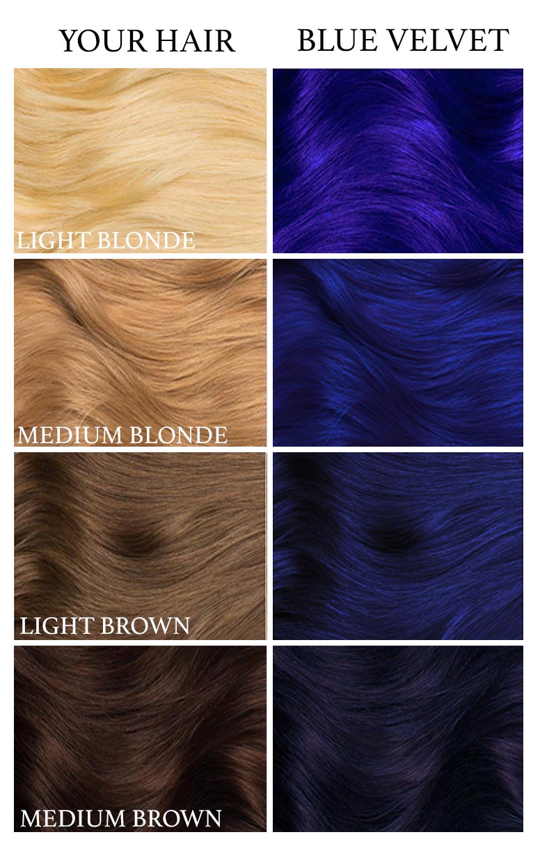 Lunar Tides Hair Color Deep Velvet Collection Blue Velvet